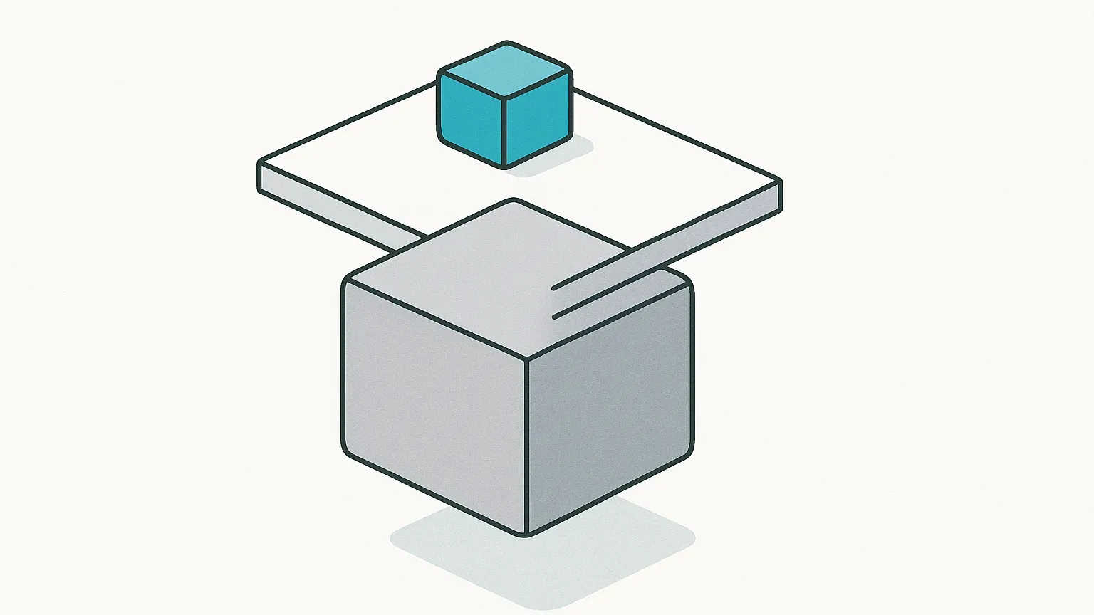 The measured part is the small part above the line.