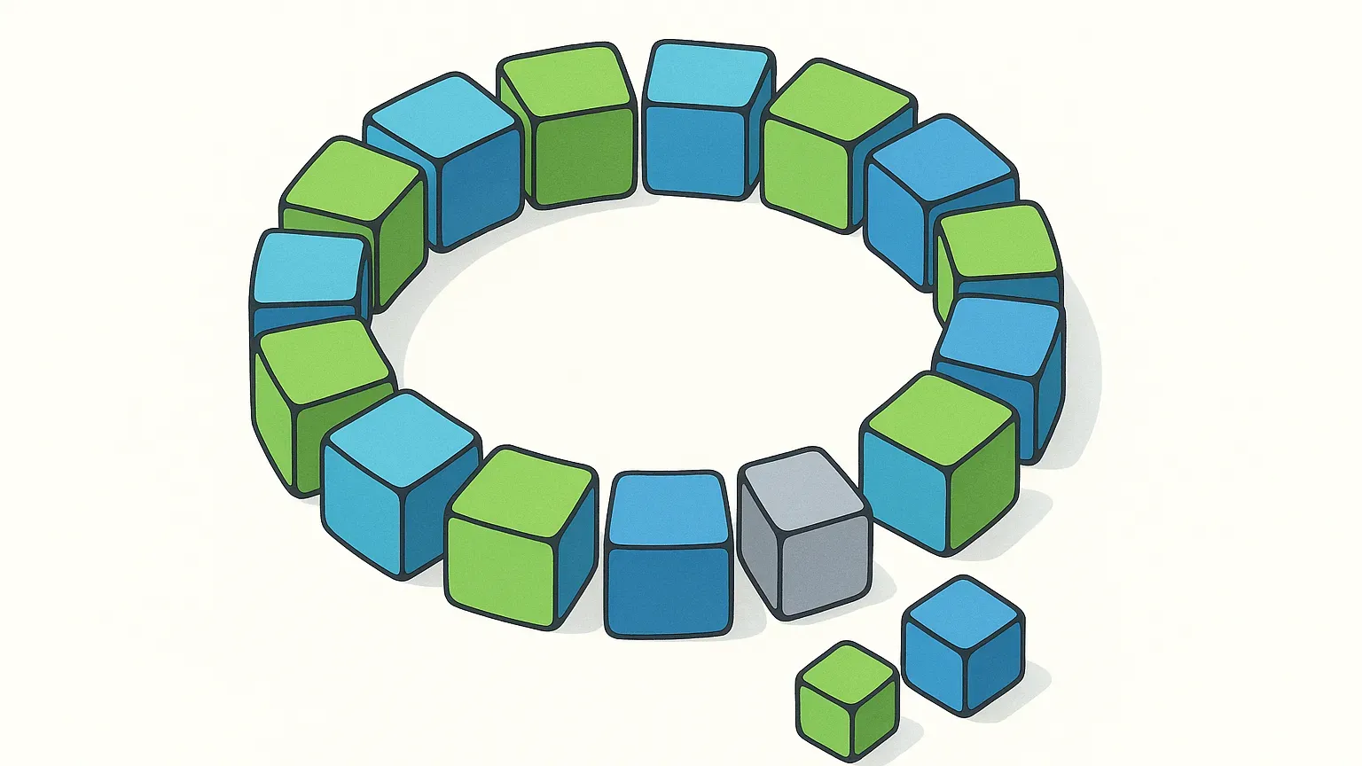 A loop that quietly loses something each turn.
