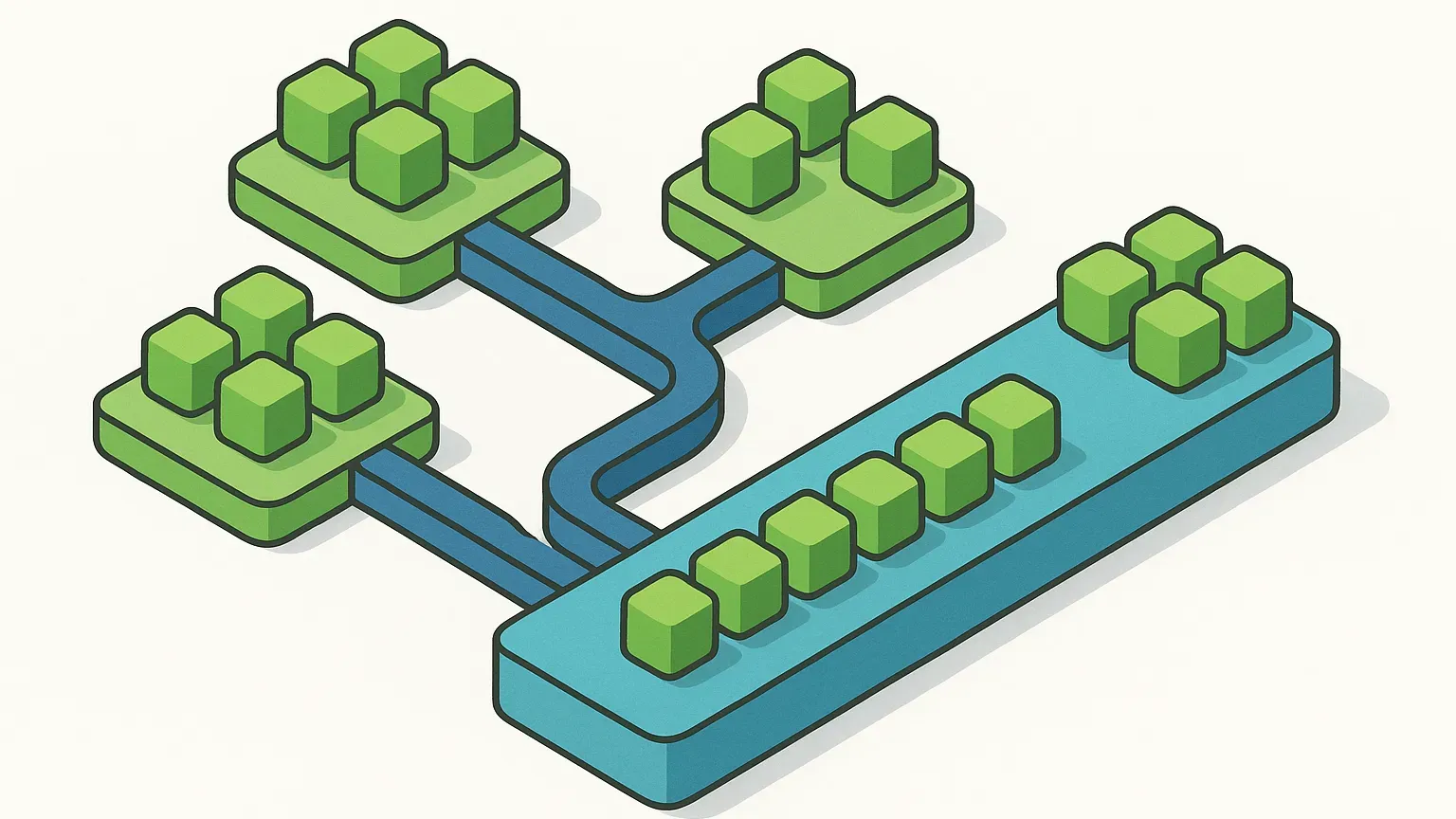 Reporting rolled up from teams into one view.